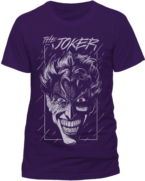 Batman - Joker Face (T-shirt Unisex Tg. L) - Batman - Merchandise -  - 5054015159326 - 