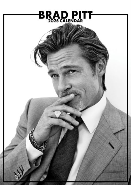 Brad Pitt 2025 Calendar - Brad Pitt - Gadżety - CALENDARS 4 US - 5061013498326 - 