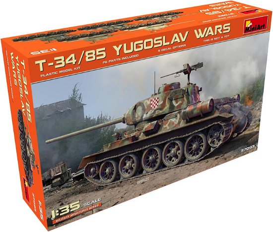 Cover for MiniArt · MiniArt - 1/35 T-34/85 Yugoslav Wars (10/22) * (Spielzeug)