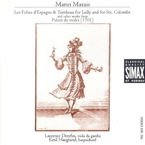 Pieces De Violes / Les Folies Despagne - Marais / Dreyfus / Haugsand - Musik - SIMAX - 7025560105326 - 8. januar 1992