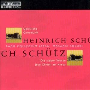Cover for Bach Collegium Japan · Schutzgeistlich Chormusik (CD) (1998)