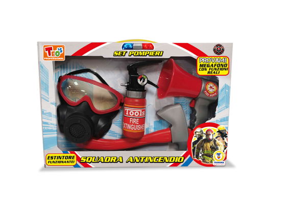 Playset Squadra Antincendio Speaker Funz. Reali - Window Box - Teorema: Teo'S - Merchandise - Teorema-Liberaonline - 8017967669326 - 