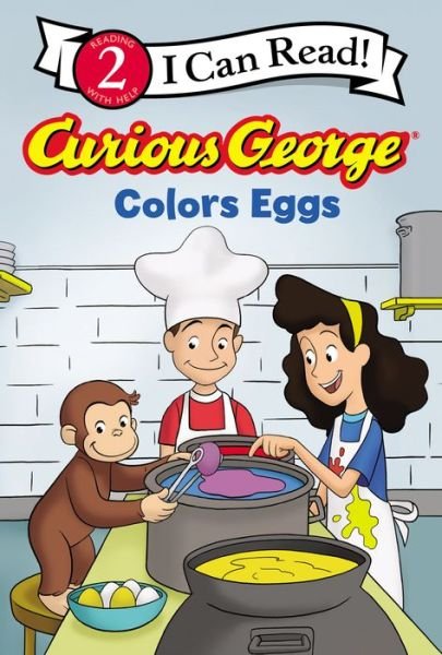 Cover for H. A. Rey · Curious George Colors Eggs - I Can Read Level 2 (Pocketbok) (2024)