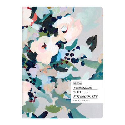 Painted Petals Writer's Notebook Set - Galison - Książki - Galison - 9780735354326 - 2 stycznia 2018