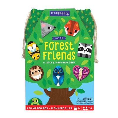 Find the Forest Friends Game - Mudpuppy - Jogo de tabuleiro - Galison - 9780735370326 - 17 de agosto de 2021