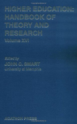 Cover for William G. Tierney · Higher Education: Handbook of Theory and Research - Higher Education: Handbook of Theory and Research (Hardcover Book) [2001 edition] (2001)