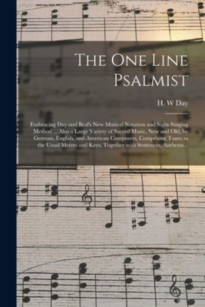 Cover for H W Day · The One Line Psalmist (Paperback Bog) (2021)