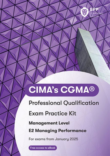 Cover for BPP Learning Media · CIMA E2 Managing Performance: Exam Practice Kit (Paperback Book) (2024)