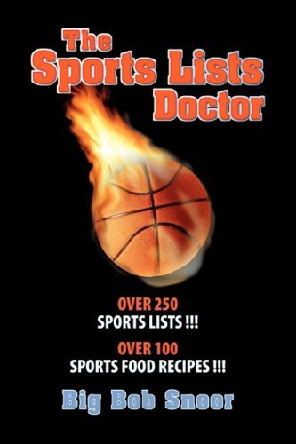 Cover for Big Bob Snoor · The Sports Lists Doctor (Hardcover Book) (2008)