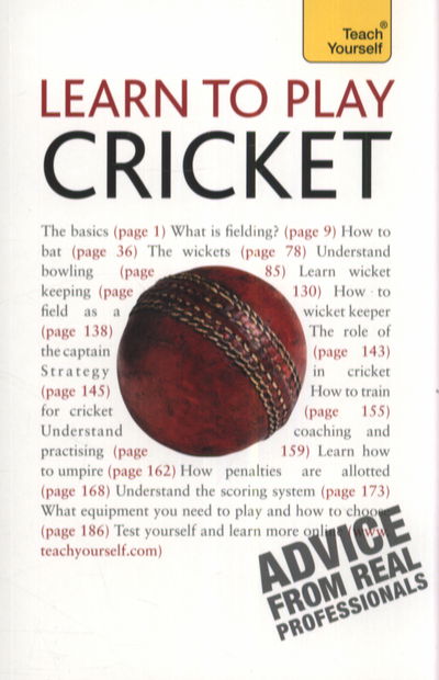 Cover for Mark Butcher · Learn to Play Cricket: Teach Yourself - TY Sports and Games (Paperback Book) (2010)