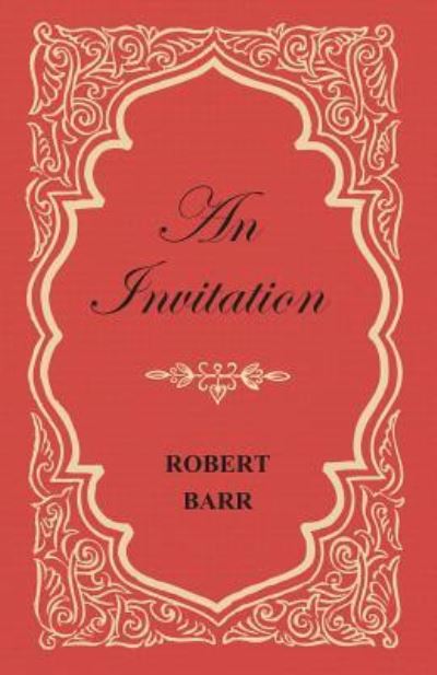 Cover for Robert Barr · An Invitation (Paperback Book) (2015)