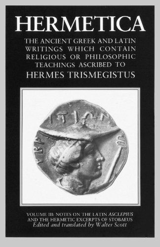 Cover for Sir Walter Scott · Hermetica Volume 3 (Pocketbok) (2001)
