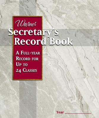 Secretary's Record Book - Warner Press - Książki - Warner Press - 9781593173326 - 1 lipca 2012