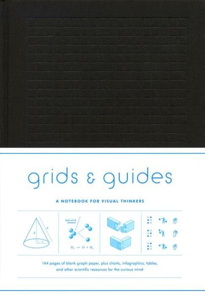 Cover for Princeton Architectural Press · Grids &amp; Guides (Black): A Notebook for Visual Thinkers (Skrivemateriell) (2014)