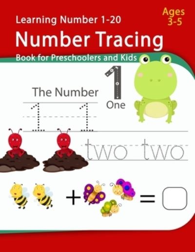 Cover for Robert Thompson · Number Tracing Book For Preschoolers And Kids Ages 3-5 (Pocketbok) (2019)