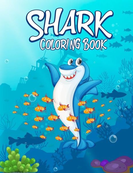 Cover for Platinum Press · Shark Coloring Book For kids (Paperback Book) (2019)