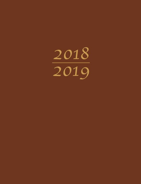 Large 2019 Planner Brown - Editors of Thunder Bay Press - Books - Silver Dolphin Books - 9781684125326 - August 1, 2018