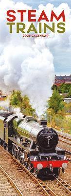 Cover for Steam Trains Slim Calendar 2026  Trains Slimline Calendar - 12 Month (Calendar) (2025)