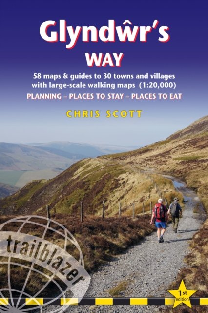 Cover for Chris Scott · Glyndwr's Way Trailblazer Walking Guide 10e: Knighton to Welshpool: 58 maps and guides to 30 towns and villages (Paperback Bog) (2024)