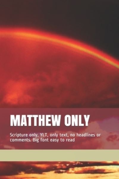 Cover for Enoch Enough · Matthew Only (Pocketbok) (2018)