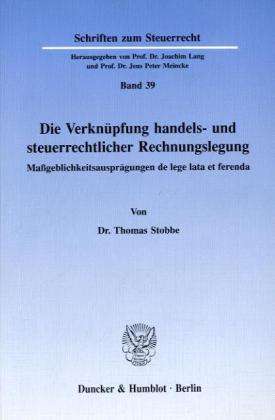 Cover for Stobbe · Die Verknüpfung handels- und ste (Book) (1991)