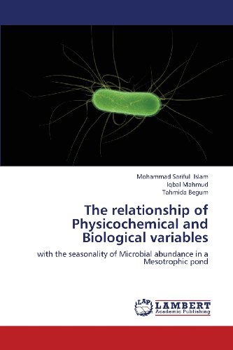 Cover for Tahmida Begum · The Relationship of Physicochemical and Biological Variables: with the Seasonality of Microbial Abundance in a Mesotrophic Pond (Paperback Book) (2013)