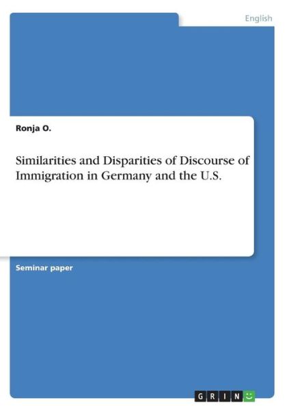 Cover for O. · Similarities and Disparities of Disc (Book)