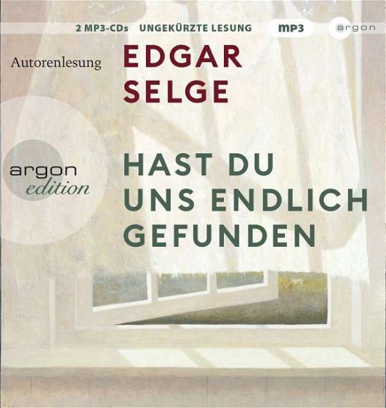 Cover for Edgar Selge · Hast du uns endlich gefunden (CD)
