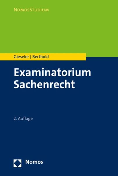 Cover for Gieseler · Examinatorium Sachenrecht (Book) (2016)