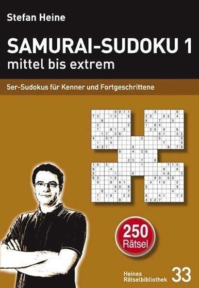 Cover for Stefan Heine · Samurai-Sudoku 1 Mittel Bis Extrem: 5Er-Sudokus Fur Kenner Und Fortgeschrittene (Book)