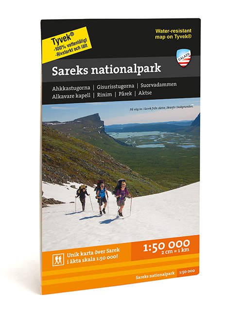 Cover for Calazo · Sareks nationalpark - Mountain map detailed scale (Map) (2020)