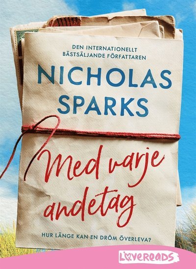 Cover for Nicholas Sparks · Med varje andetag (ePUB) (2019)