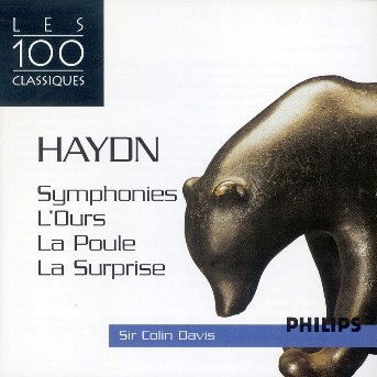 Cover for Joseph Haydn  · Symphonies L'Ours La Poule La (CD)