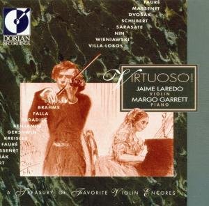 Cover for Laredo,jaime / Garrett,margo · Virtuoso Favorite Violin Encores (CD) (1993)