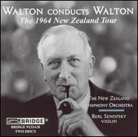 Cover for Walton / Senofsky / New Zealand So · Sir William Walton Conducts Walton (CD) (2003)