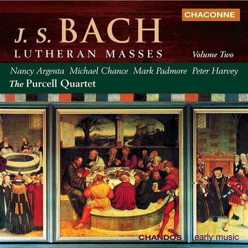 Cover for Bach / Argenta / Chance / Purcell Quartet · Lutheran Masses 2 (CD) (2000)