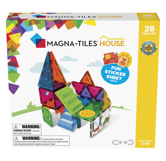 Cover for Magnatiles · Magnatiles - House Set - 28 stuks (Toys)