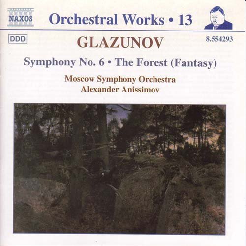Glazunovsymphony No 6The Forest - Moscow Soanissimov - Musiikki - NAXOS - 0636943429327 - maanantai 3. huhtikuuta 2000