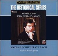 Andras Schiff Plays Bach - Andras Schiff - Musik - VANGUARD - 0699675189327 - 7. februar 2008