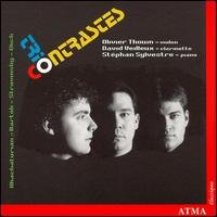 Trio Contrastes - Khachaturian / Bartok / Strav - Music - ATMA CLASSIQUE - 0722056222327 - August 1, 2000