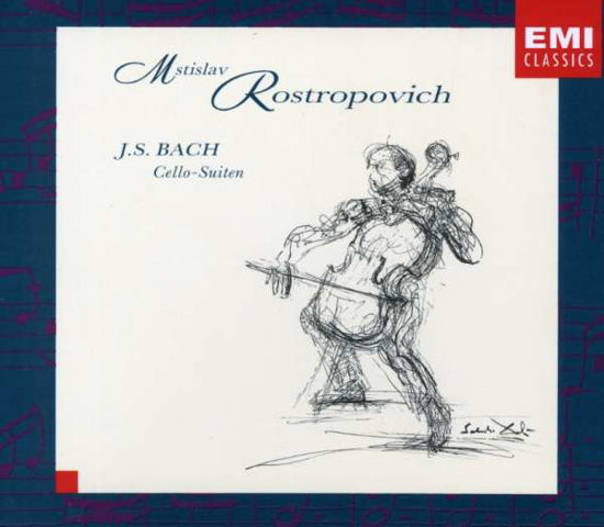 Bach: Cello Suites - Rostropovich Mstislav - Muziek - EMI CLASSICS - 0724355536327 - 1 september 2003