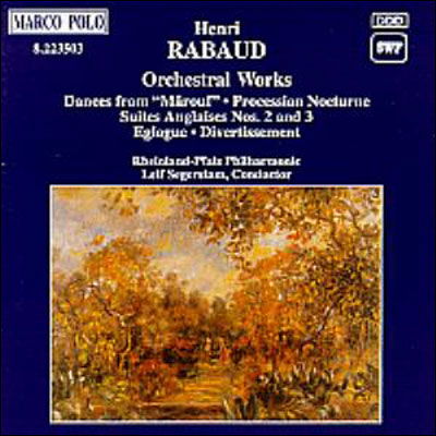 Cover for H. Rabaud · Orchestral Works (CD) (1994)