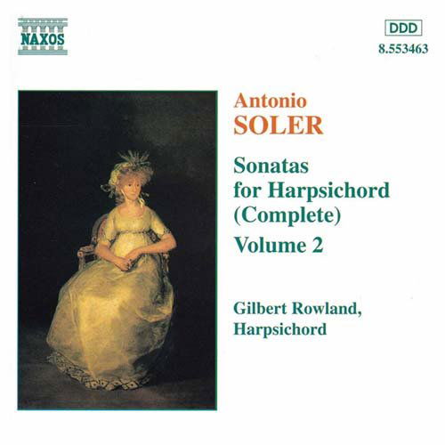 Sonatas for Harpsichord 2 - Soler / Rowland - Muziek - NAXOS - 0730099446327 - 8 april 1997