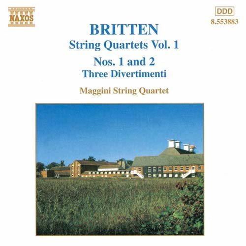 Cover for Britten / Maggini String Quartet · String Quartet 1 D Maj / String Quartet 2 C Maj (CD) (1998)