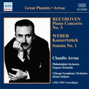 Cover for Arrau,claudio / Ormandy / Defauw · BEETHOVEN Piano Concerto No.3 (CD) (2007)