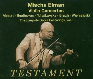 Violin Concertos Testament Klassisk - Elman / Krips / Solti / Boult / Seiger - Muziek - DAN - 0749677134327 - 2000