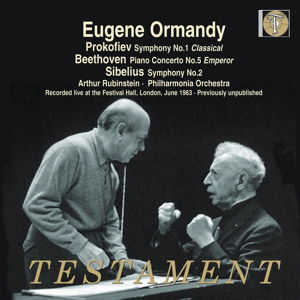 Symphony No.  1 / Piano Concerto No.  5 / Symphony No.  2 Testament Klassisk - Philharmonia Orchestra / Rubinstein, Artur / Ormandy, Eugene - Musikk - DAN - 0749677150327 - 22. januar 2015