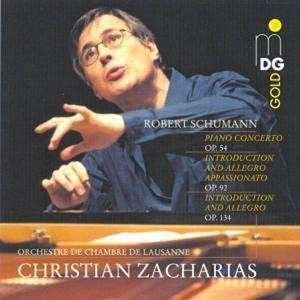 Cover for Schumann / Zacharias / Lausanne Chamber Orchestra · Piano Concertos Op 54 92 &amp; 134 (CD) (2001)