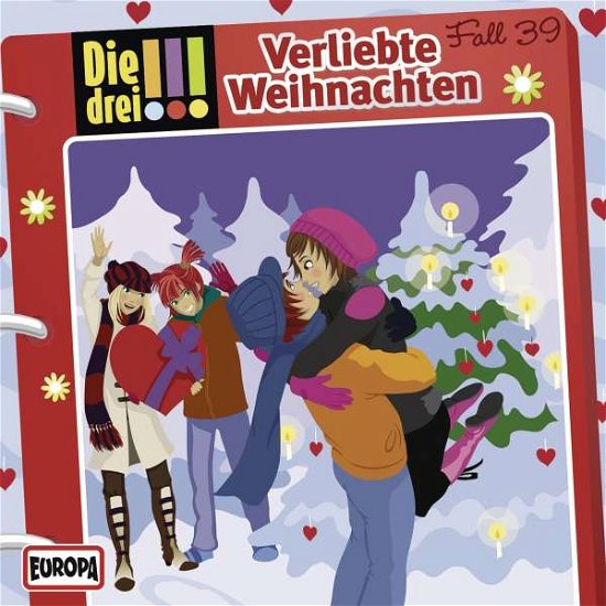 Cover for Die Drei !!! · 039/verliebte Weihnachten (CD) (2015)
