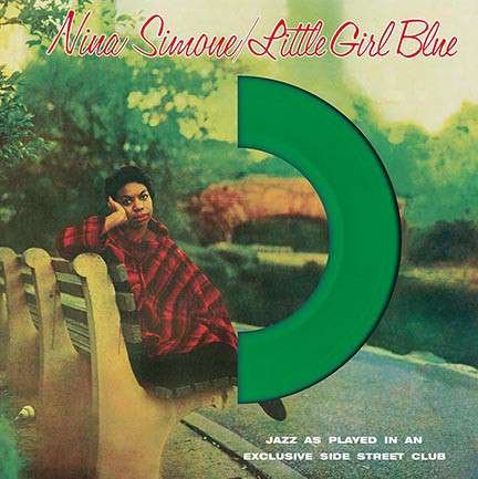 Cover for Nina Simone · Little Girl Blue (Die Cut / Green Vinyl) (LP) [Coloured edition] (2016)